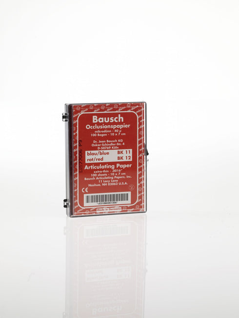 Bausch Arti-Check Micro-Thin 40μ 40 microns Blue Red Horseshoe Strips Progressive Color Transfer